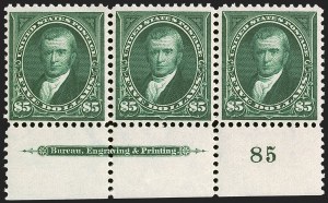 Sale 1244, Lot 373, 1894-95 Bureau Issues (Scott 246-278)