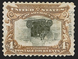 Sale 1244, Lot 383, 1901 Pan-American Issue and Inverts (Scott 294-299)