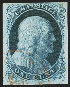 Sale 1244, Lot 43, 1851-56 Issue (Scott 5-17)