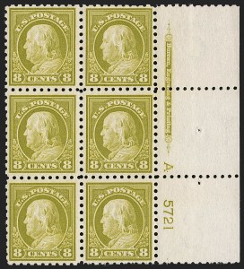 Sale 1244, Lot 434, 1912-17 Issues (Scott 405-480)