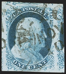 Sale Number 1244, Lot Number 46, 1851-56 Issue (Scott 5-17)