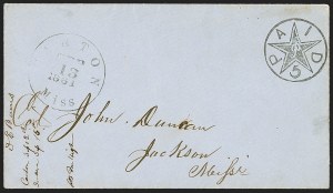 Sale 1244, Lot 525, Confederate States, Postmasters' Provisionals