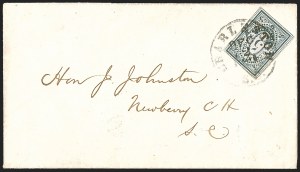 Sale 1244, Lot 526, Confederate States, Postmasters' Provisionals