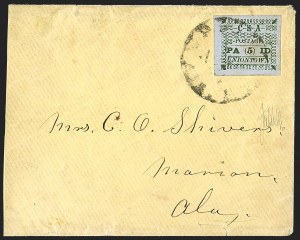 Sale 1244, Lot 552, Confederate States, Postmasters' Provisionals