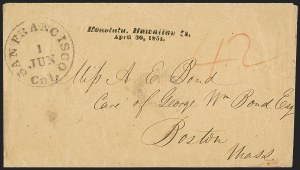 Sale 1244, Lot 566, Hawaii, including Missionary Stamps