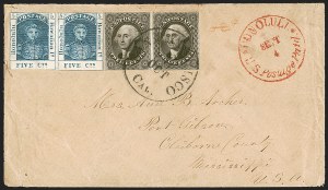 Sale 1244, Lot 574, Hawaii, including Missionary Stamps