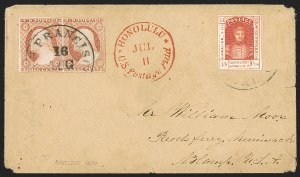Sale 1244, Lot 577, Hawaii, including Missionary Stamps