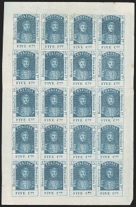 Sale 1244, Lot 581, Hawaii, including Missionary Stamps