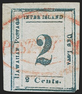 Sale 1244, Lot 583, Hawaii, including Missionary Stamps