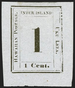 Sale 1244, Lot 584, Hawaii, including Missionary Stamps