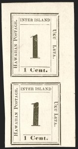 Sale 1244, Lot 591, Hawaii, including Missionary Stamps