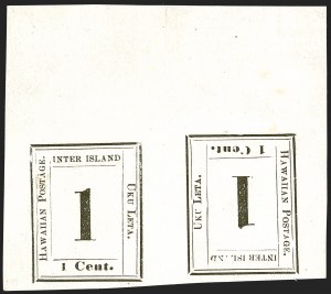 Sale 1244, Lot 592, Hawaii, including Missionary Stamps