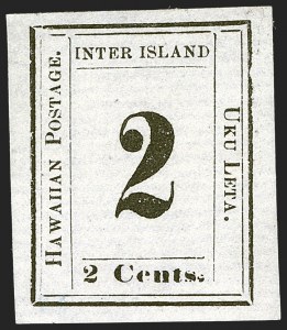 Sale 1244, Lot 593, Hawaii, including Missionary Stamps