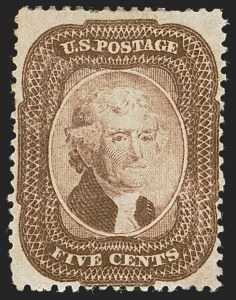 Sale 1244, Lot 77, 1857-60 Issue (Scott 18-39)