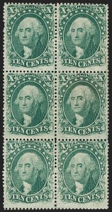 Sale 1244, Lot 82, 1857-60 Issue (Scott 18-39)
