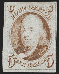 Sale 1245, Lot 1004, 1847 Issue (Scott 1-2)