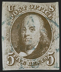 Sale 1245, Lot 1015, 1847 Issue (Scott 1-2)
