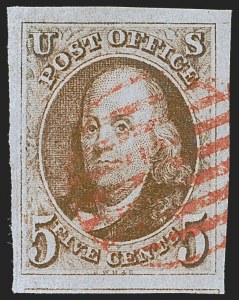 Sale 1245, Lot 1022, 1847 Issue (Scott 1-2)