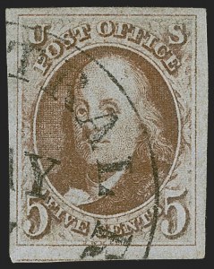 Sale 1245, Lot 1023, 1847 Issue (Scott 1-2)