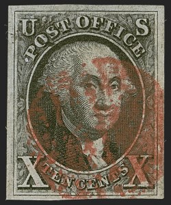 Sale 1245, Lot 1035, 1847 Issue (Scott 1-2)
