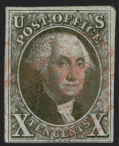 Sale 1245, Lot 1038, 1847 Issue (Scott 1-2)