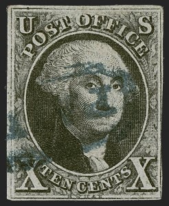 Sale 1245, Lot 1039, 1847 Issue (Scott 1-2)