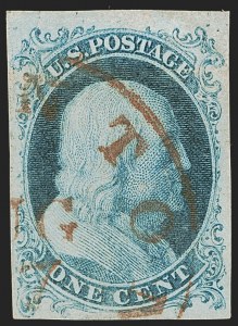 Sale 1245, Lot 1045, 1851-56 Issue (Scott 5-17)