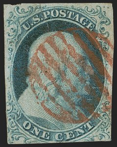 Sale 1245, Lot 1047, 1851-56 Issue (Scott 5-17)