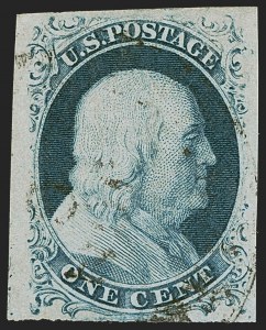 Sale 1245, Lot 1056, 1851-56 Issue (Scott 5-17)
