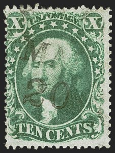 Sale 1245, Lot 1072, 1851-56 Issue (Scott 5-17)