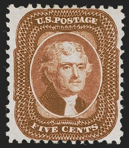 Sale 1245, Lot 1149, 1875 Reprint of 1857-60 Issue (Scott 40-47)