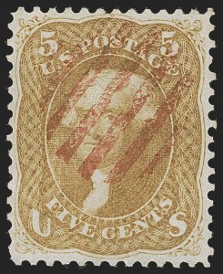 Sale 1245, Lot 1170, 1861-66 Issue (Scott 56-78)