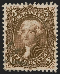 Sale 1245, Lot 1185, 1861-66 Issue (Scott 56-78)