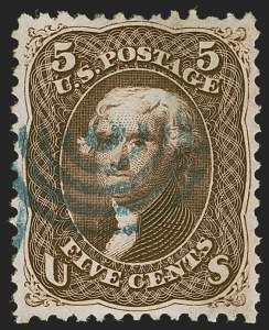 Sale 1245, Lot 1187, 1861-66 Issue (Scott 56-78)