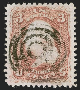 Sale 1245, Lot 1199, 1867-68 Grilled Issue (Scott 79-101)