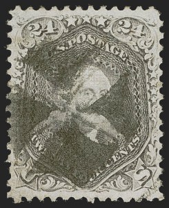 Sale 1245, Lot 1237, 1867-68 Grilled Issue (Scott 79-101)