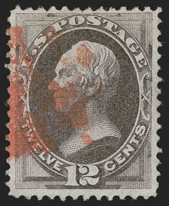 Sale 1245, Lot 1313, 1870-71 National Bank Note Co. Grilled Issue (Scott 134-144)