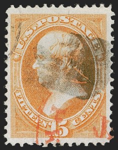 Sale 1245, Lot 1316, 1870-71 National Bank Note Co. Grilled Issue (Scott 134-144)
