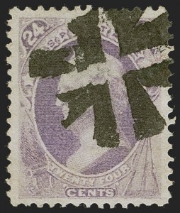 Sale 1245, Lot 1317, 1870-71 National Bank Note Co. Grilled Issue (Scott 134-144)