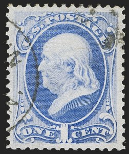 Sale 1245, Lot 1324, 1870-71 National Bank Note Co. Grilled Issue (Scott 134-144)