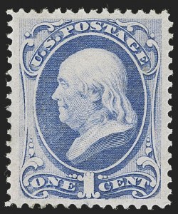 Sale 1245, Lot 1330, 1870-71 National Bank Note Co. Ungrilled Issue (Scott 145-155)
