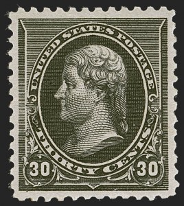 Sale 1245, Lot 1437, 1890-93 Issue (Scott 219-229)