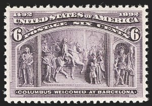 Sale 1245, Lot 1462, 1c-30c 1893 Columbian Issue (Scott 230-239)