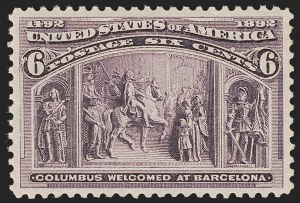 Sale Number 1245, Lot Number 1464, 1c-30c 1893 Columbian Issue (Scott 230-239)