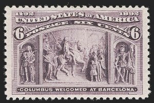 Sale Number 1245, Lot Number 1465, 1c-30c 1893 Columbian Issue (Scott 230-239)