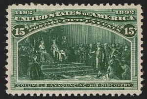 Sale 1245, Lot 1478, 1c-30c 1893 Columbian Issue (Scott 230-239)