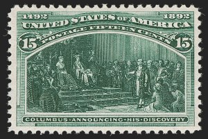 Sale 1245, Lot 1481, 1c-30c 1893 Columbian Issue (Scott 230-239)