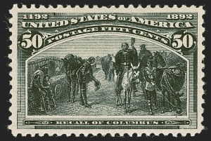 Sale 1245, Lot 1488, 50c-$5.00 1893 Columbian Issue (Scott 240-245)