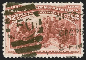 Sale 1245, Lot 1507, 50c-$5.00 1893 Columbian Issue (Scott 240-245)