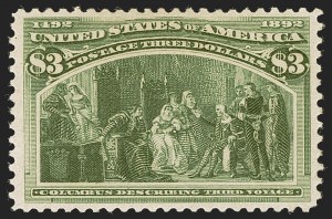 Sale 1245, Lot 1511, 50c-$5.00 1893 Columbian Issue (Scott 240-245)